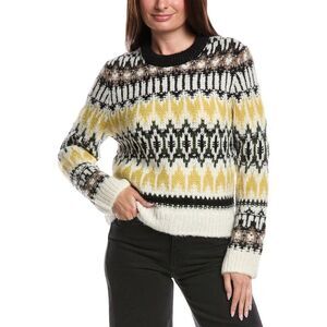 Velvet By Graham & Spencer Womens Alpacable Sweater, White